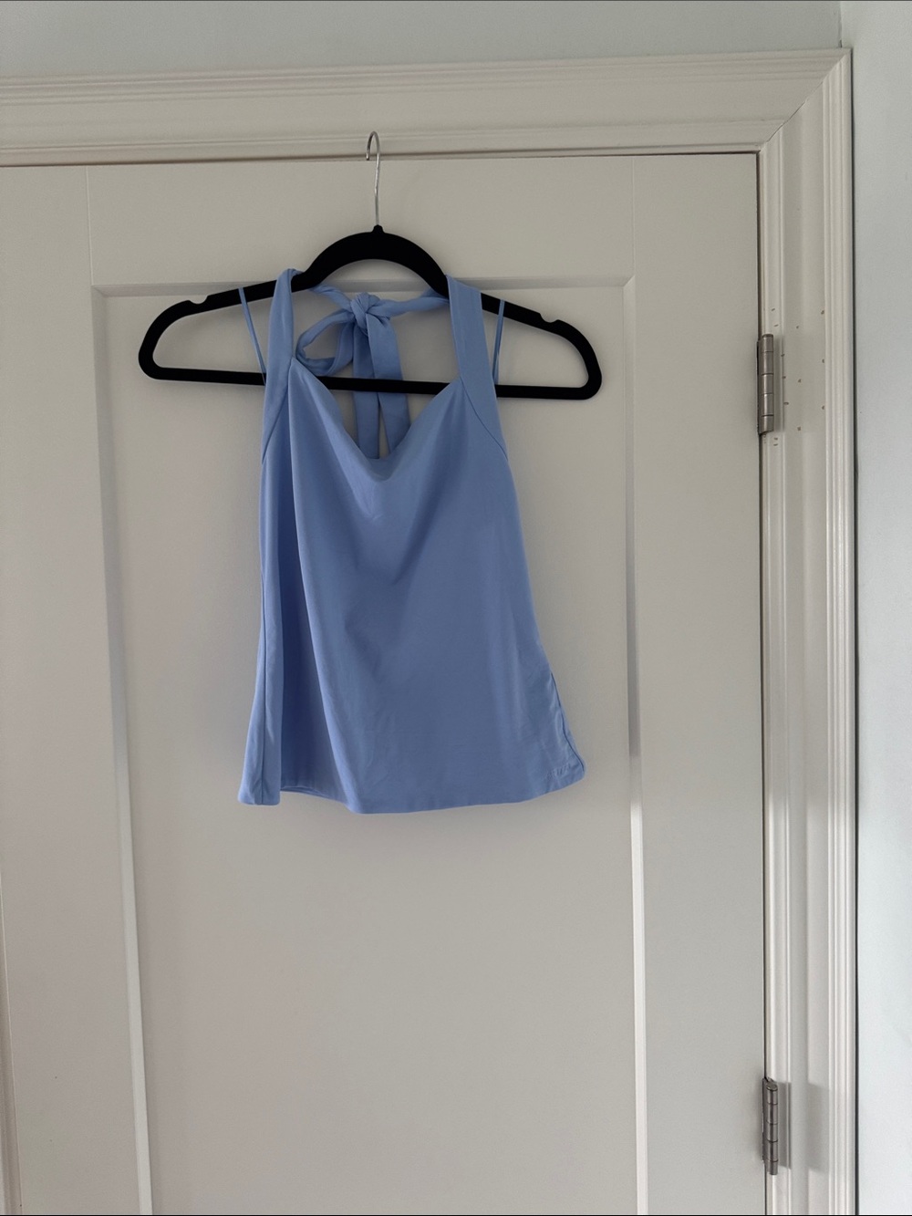 Aritzia Light Blue Halter Tie-Back Camisole